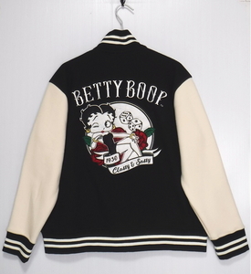 即決■★BETTY BOOP★■ベティーブープ/フリーススタジャン:SIZE=M