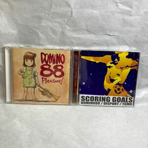 アルバムCD2枚セット DOMINO88 pleasure! SCORING GOALS ドミノ DISPORT TGMX 日本サッカーエール お宝音源