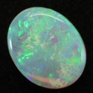 遊色の世界♪天然ホワイトオパール 1.22ct クリスタルオパール ルース 《ov_180size》