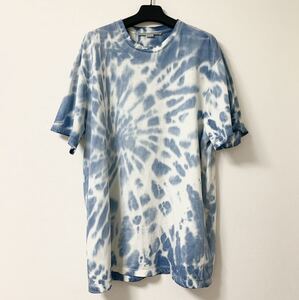 STELLA McCARTNEY ステラマッカートニー タイダイ デザイン 総柄 Tシャツ カットソー ブルー 42