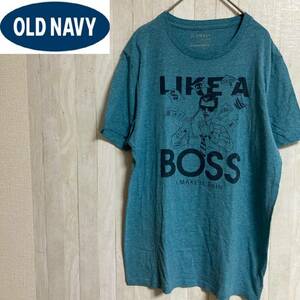 OLD NAVY★オールドネイビー★LIKE A BOSS グラフィックTシャツ　3-135