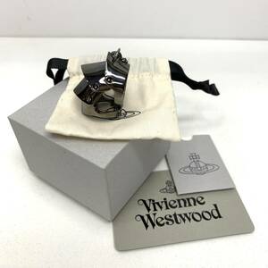 【極美品】 Vivienne Westwood ヴィヴィアンウエストウッド オーブアーマーリング リング 関節リング メンズ 紳士 XLサイズ 925 シルバー