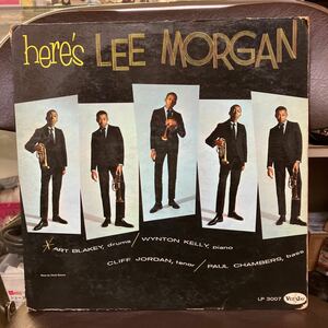 【LP】オリジ★リー・モーガン / LEE MORGAN / ヒアズ・リー・モーガン / HERE