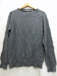 YOHJI YAMAMOTO ヨウジヤマモト ニット Knit 3 FX-K14-992 65%POLYESTER 35%RAYON MADE IN JAPAN