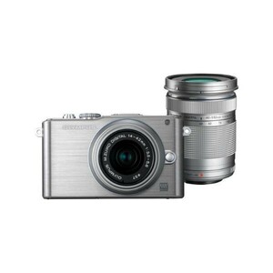 中古 １年保証 美品 OLYMPUS PEN Lite E-PL3 ダブルズームキット シルバー