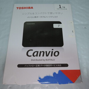 東芝 CANVIO ポータブルHDD 1TB HD-TPA1U3-B USB3.0　バッファロー