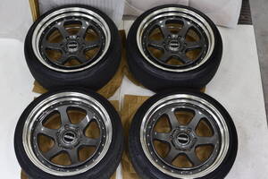 ESSEX エセックス 19インチ　EL19-2P PCD139.7　9.5J+15 9.5J+23 カスタムハイエース　深リム　225/40R19 オーバーフェンダーサイズ 