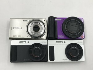 ♪▲【PENTAX ペンタックス】コンパクトデジタルカメラ 4点セット Optio E80/H90/RZ10 まとめ売り 0610 8