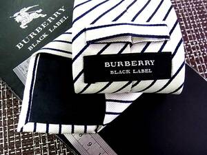 ☆状態並N☆6814■【刺繍ロゴ入】バーバリー【ブラックレーベル】【BURBERRY】ネクタイ★■■