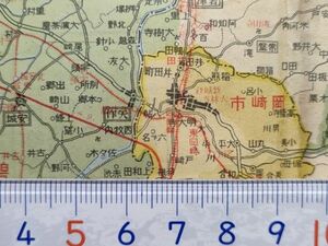 mB23【地図】愛知県 昭和12年 [豊橋市街図 歩兵第18連隊/名古屋 歩兵第6連隊] 田口鉄道 豊川鉄道 鳳来寺鉄道 渥美電鉄 三河鉄道 碧海電鉄