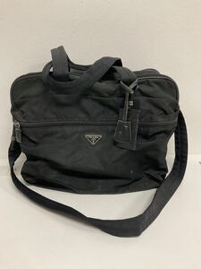 営HM089-120◆ PRADA プラダ ナイロン 三角ロゴ テスートナイロン ボストンバッグ 2way ショルダーバッグ ハンドバッグ