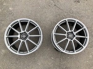 プロドライブ GC-010E 18インチ 7.5J+47 PCD100 5H 2本セット センターキャップ付