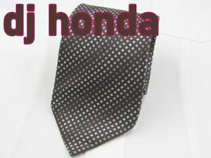 【ディージェイホンダ】 AB 162 ディージェイホンダ dj honda ネクタイ グレー系 ドット ジャガード