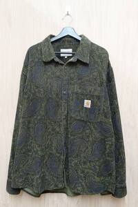 Carhartt/カーハート/長袖シャツ/I029442/Flint Shirt/カーキ系/XXLサイズ