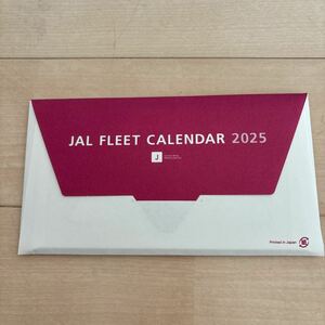 新品　JAL 卓上カレンダー　2025 JAL FLEET CALENDAR 2025 