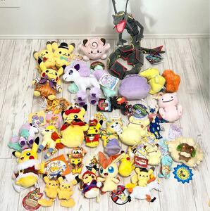 タグ付き 美品 ポケモンセンター オリジナル ぬいぐるみ マスコット 大量セット 26点 まとめ売り ポケモン