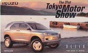 ●ISUZU DESEO 東京モーターショーテレカ