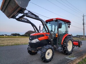 クボタ トラクター KL34Z ★ フロントローダー ★ 4WD ★ 34馬力 ★ エアコンキャビ ★ 自動水平 ★ 純正 ロータリー RL180R 