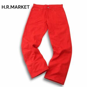 H.R.MARKET ハリウッドランチマーケット 通年 ストレート★ カラー デニム パンツ ジーンズ Sz.31 メンズ 日本製　A4B05361_A#R