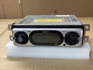 FM/AM COMPACT DISC PLAYER デッキ プレーヤー SONY CDX-C470X パジェロミニ H58A ミツビシ から取り外し 現状引渡