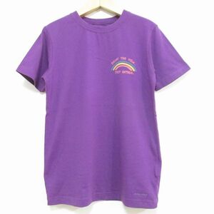 【コロンビア】OMNI-DRY オムニドライ◆綿×ポリ Tシャツ(紫)◆レディース/L