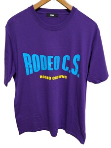 ロデオクラウンズのTシャツ　パープルRODEO CROWNS