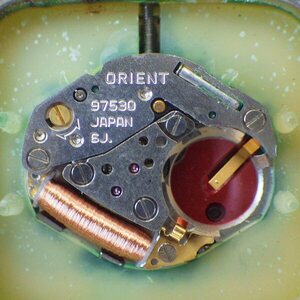 ★即決★送料無料★部品取り用ヘッドのみ★ORIENT 97350 使用 オリエント I975322A-20★電池交換済★動作品★