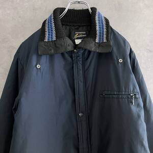 70s OSHKOSH オシュコシユ 中綿入りワークコートTALONダブルジップ MEDIUM vintage