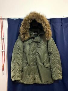 ☆ALPHA INDUSTRIES☆中綿N-3BジャケットミリタリージャケットL アルファインダストリーズ