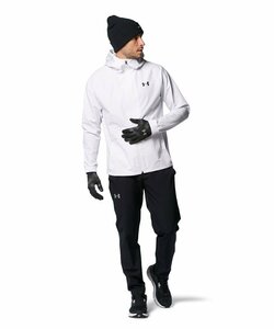 1429824-UNDER ARMOUR/メンズ UAブラッシュドウーブン ジャケット & ロングパンツ 上下セット