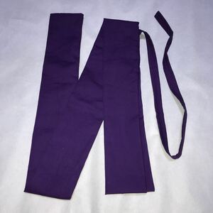 刀剣白鞘用袋　厚手木綿仕立て　日本製　紫色　全長129.0㎝　刀拵(97.0㎝程度)