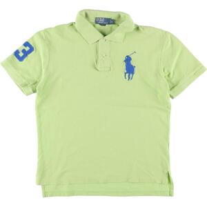 古着 ラルフローレン Ralph Lauren POLO by Ralph Lauren ビッグポニー ナンバリング 半袖 ポロシャツ レディースM /eaa299197 ss2501_10