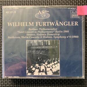 新品 未開封 WILHELM FURTWANGLER・ヴィルヘルム・フルトヴェングラー・LAST CONCERT IN PHILHARMONIE