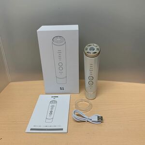 y061216m 美顔器 美容器 RF温冷美顔器 リフトアップ イオン導出 イオン導入 EMS 温冷ケア 冷感機能 1台多役 6種類モード 3段階レベル