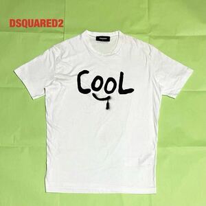 【人気】DSQUARED2　ディースクエアド　半袖Tシャツ　ブランドロゴ　COOL　両面デザイン　ユニセックス　クルーネック　S74GD1007 S22507