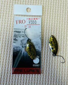 FPBルアーズ フロンティア タブー 0.7g ペレゴン オオツカ オリカラ 新品中古各１枚計２枚セット FPB Lures FRONTIER ESD07