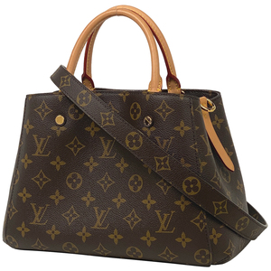 ルイ・ヴィトン Louis Vuitton モンテーニュ BB ショルダーバッグ 2WAY ハンドバッグ モノグラム ブラウン M41055 レディース 【中古】