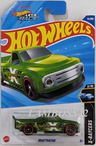 2025 #014 ホットウィール Draftnator ドラフトネイター Hot Wheels X-Raycers 2/10 日本未発売 NEW B asst