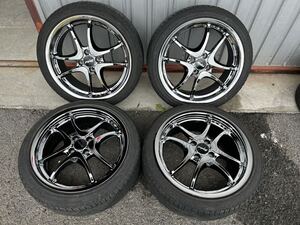 ENKEI　ビックエンド　クロイツ　１７インチ　7J+50　195/45R17 フィット　ヴィッツ　アクア　など