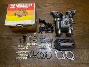 【おまけ多数！】ウェーバーキャブ Weber 40DCOE レアなツノ無し ローバーミニ BMC 旧ミニ 英国車 オースチン 未使用パーツ有り OH必須 箱