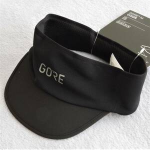 ★レア! 送料込 参5,280円★GORE WEAR M Visor 黒 ゴアウェア Mバイザー キャップ 帽子 ハット トレラン ランニング リフレクター 軽量素材