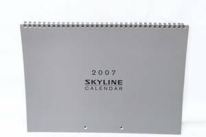 2007 SKYLINE CALENDER NISSAN 日産 スカイライン カレンダー ＊イナレ 