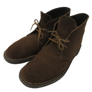 clarks クラークス スエード チャッカブーツ ブラウン系 7 1/2 [240101101307] メンズ