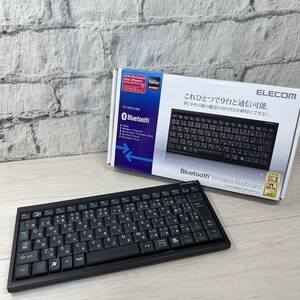 ●【YH-1011】中古美品 ELECOM エレコム TK-FBP013BK Bluetooth2.0 ワイヤレス キーボード 日本語83キー プレステ3対応【レタパプラス可】