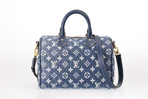 ルイヴィトン スピーディバンドリエール25 モノグラムデニム 中古品 LOUIS VUITTON M59609 USED 美品 中古Aランク/6740