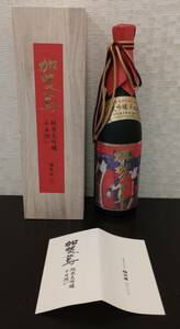 【未開栓】福光屋 加賀鳶 純米大吟醸 千日囲い 錦絵ラベル 日本酒 720ml 17% 製造年月：2009年11月 木箱あり