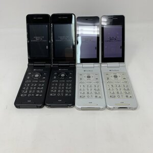 ◆新品同様～ジャンク 4台セット◆Panasonic/COLOR LIFE 103P/Softbank 3G端末/ブラック・シルバー・ホワイト/ガラケー/79795