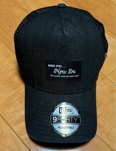 【極美品】NEW ERA ニューエラ メッシュキャップ　9FORTY ブラック　