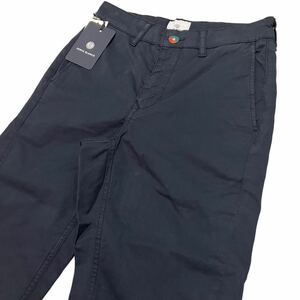 S265 未使用 Serge Blanco 定価2.5万 セルジュブランコ コットンツイル ストレッチ ノ―タック パンツ スラックス PAN0702N B203