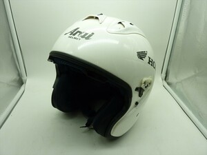 T【ン4-55】【100サイズ】Arai アライ/Ram3 SZ ジェットヘルメット/57～58cm/※破損・傷・汚れ有